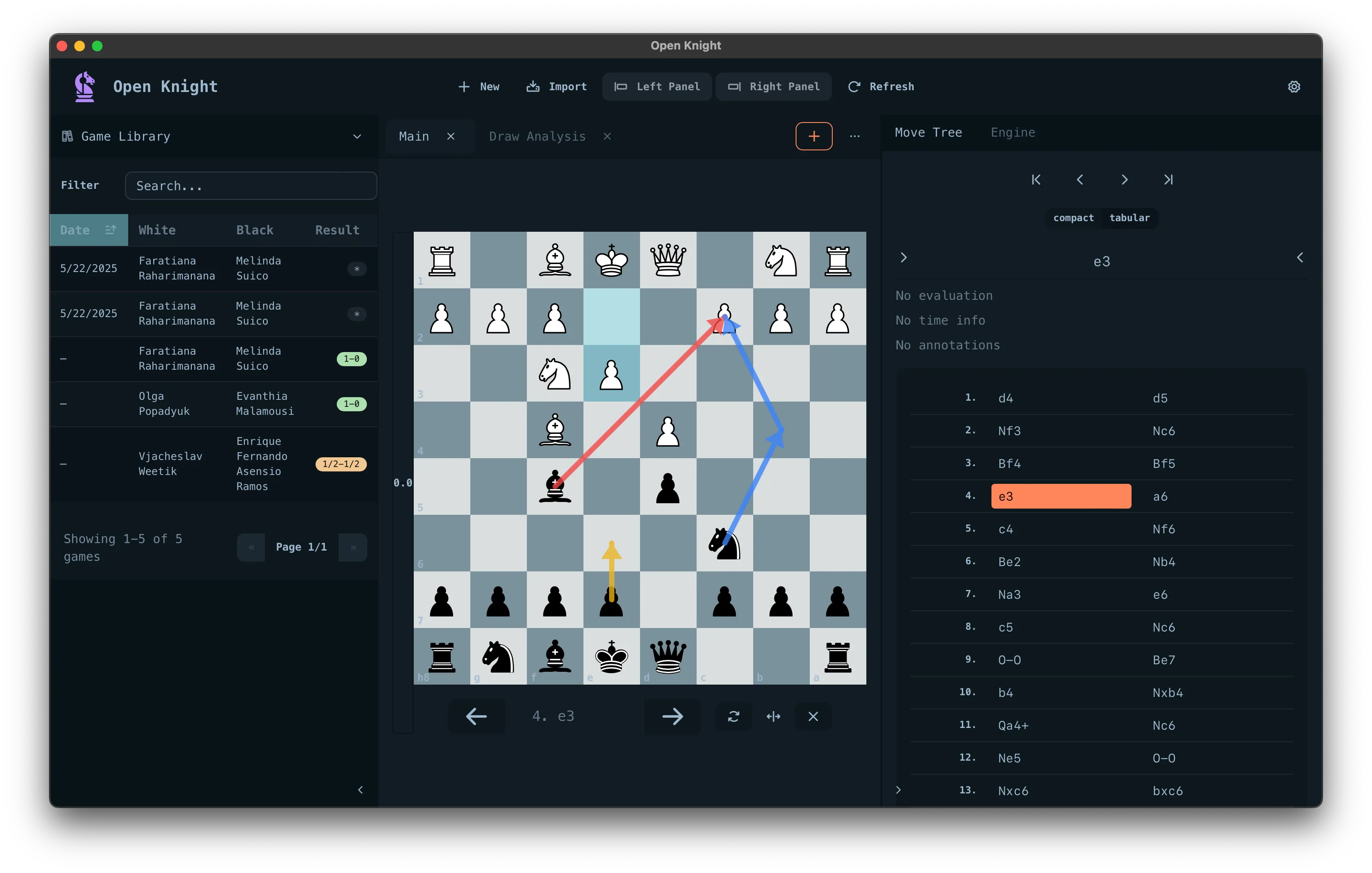 Open Knight UI as of May 28, 2025